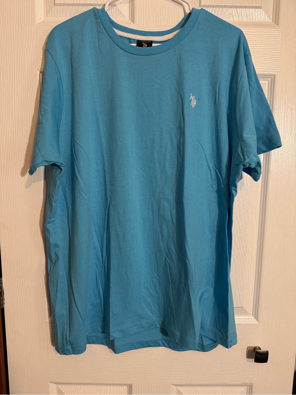 U.S. Polo Assn. Men's Crewneck Tee in Turquoise